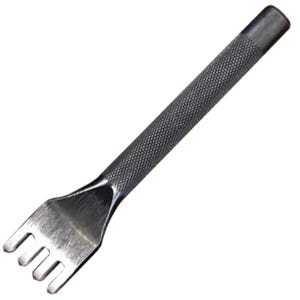 Oka Diamant Perforator 6 mm Leathercraft Stitch Punch Prikken Ijzer Lederen Stiksels Beitel Leerbewerking Hand Naaien tool