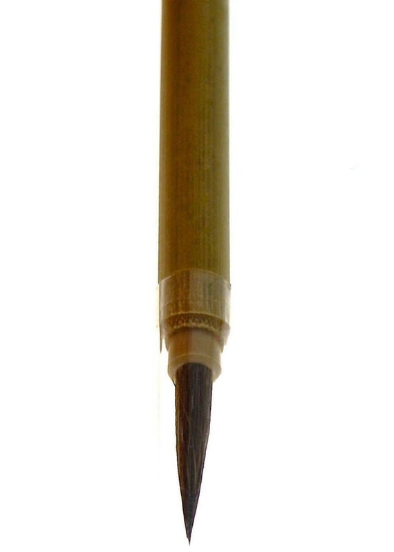 Craft Sha Leathercraft Tool 20mm Medium Special Japanese Fine Point Paint  Brush, With Wool Bristles, for Leather Edge Dyeing & Calligraphy 