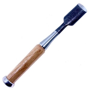Mikisyo Power Grip Japanese PMC & Wood Carving Tool 6mm Woodcarving U  Gouge, with Wooden Handle, to Carve Channels in Woodworking
