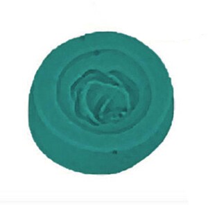 Stampo a pressione per ciondolo a forma di rosa in silicone PMC Precious Metal Clay Silver da 10 mm, per la creazione di gioielli