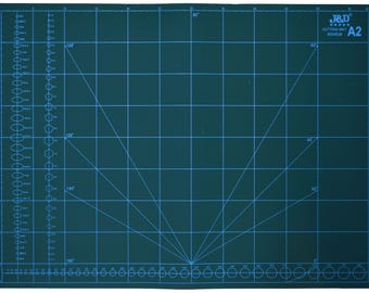 Leathercraft Tool 600x450mm A2 PVC Double Sided Grid Pattern Cutting Mat