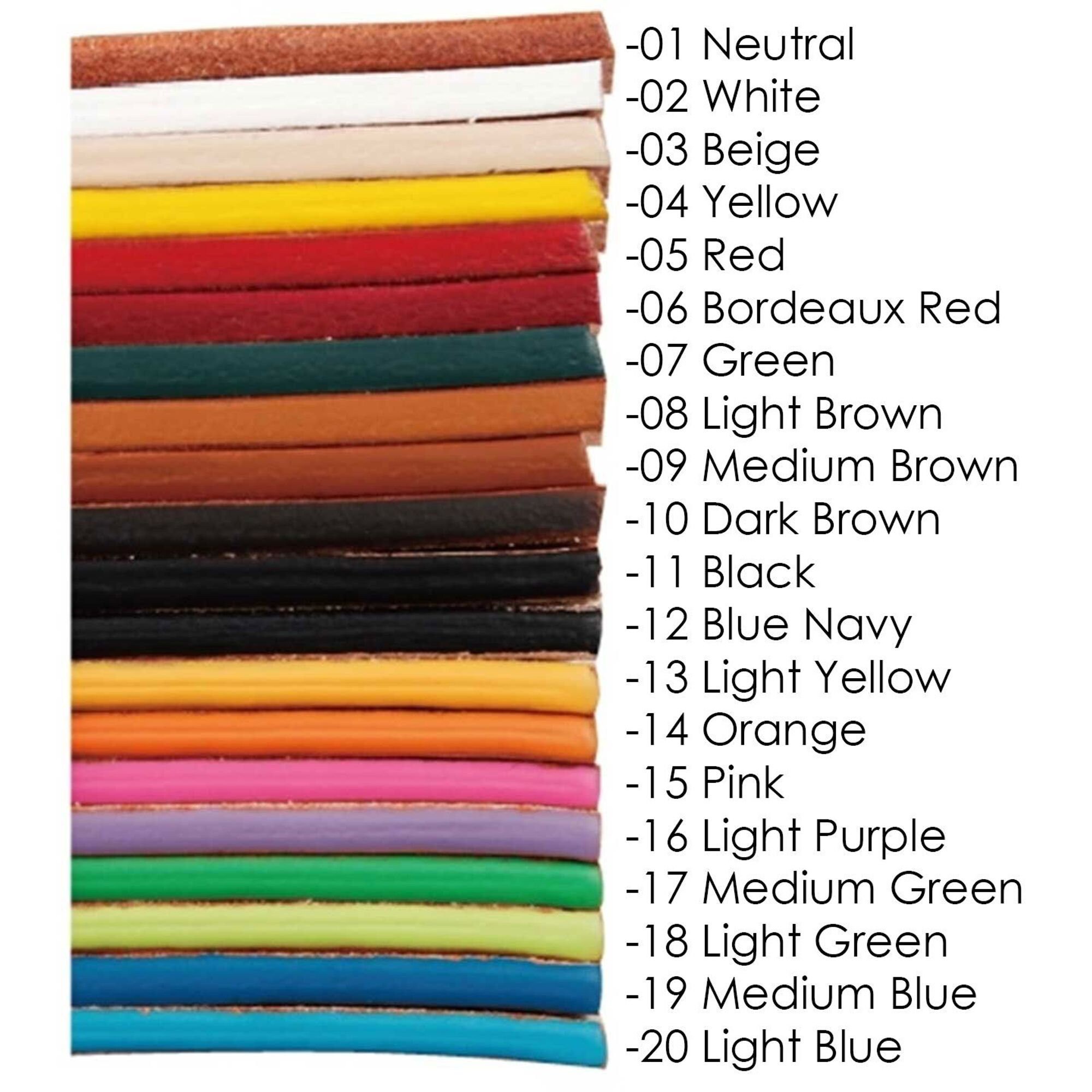 Craft Sha Leathercraft Fenice 09 Medium Brown Coating 25ml Water Base Dye  Professional Edge Paint Sealant, to Decorate Leather Edges