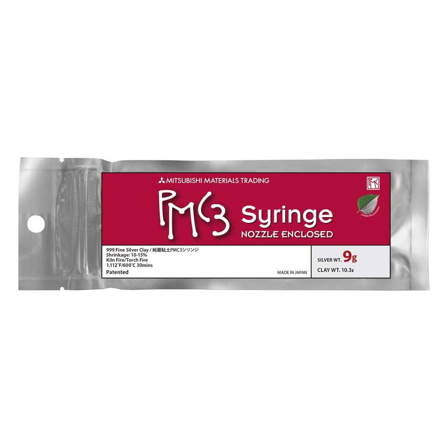 Pmc3 silver shop clay 50g