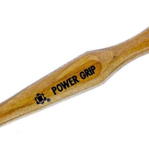 Mikisyo Power Grip Japanese PMC & Wood Carving Tool 4.5mm Flat Chisel Woodworking U Gouge, with Wooden Handle, for Woodworking