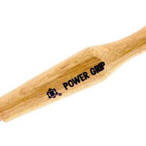 Mikisyo Power Grip Japanisches PMC & Holz Schnitzwerkzeug 9 mm Holzschnitzerei U Gouge, mit Griff aus Rotbuchenholz, zum Schnitzen von Kanälen bei der Holzbearbeitung