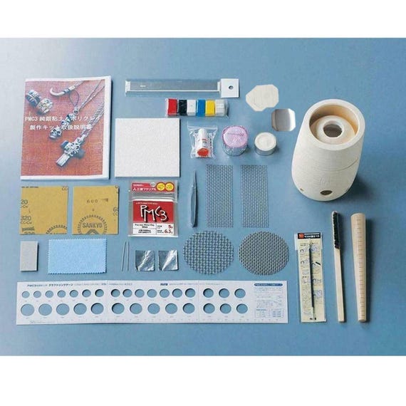 PMC Precious Metal Clay Silver Polymer Jewelry Making Starter Kit