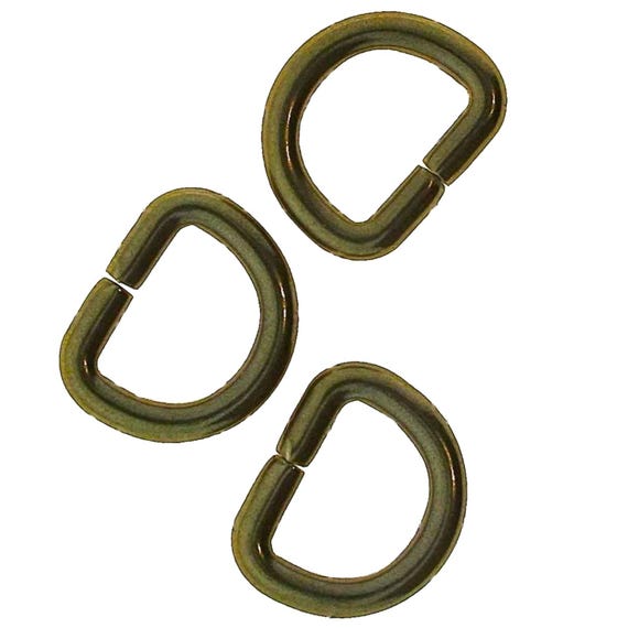 X3 Leathercraft Hardware Strap D Link Fastener for Leather Straps
