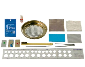 Nitto Gakku PMC Precious Metal Clay Silver Master Series Silver Pot Starter Kit, with Tools, Kiln, & Instructions, for Jewelry Making