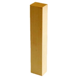 Michihamono Cyprès hinoki japonais carré à sculpture sur bois et bloc de bois à tailler 200 x 40 x 30 mm, pour le travail du bois