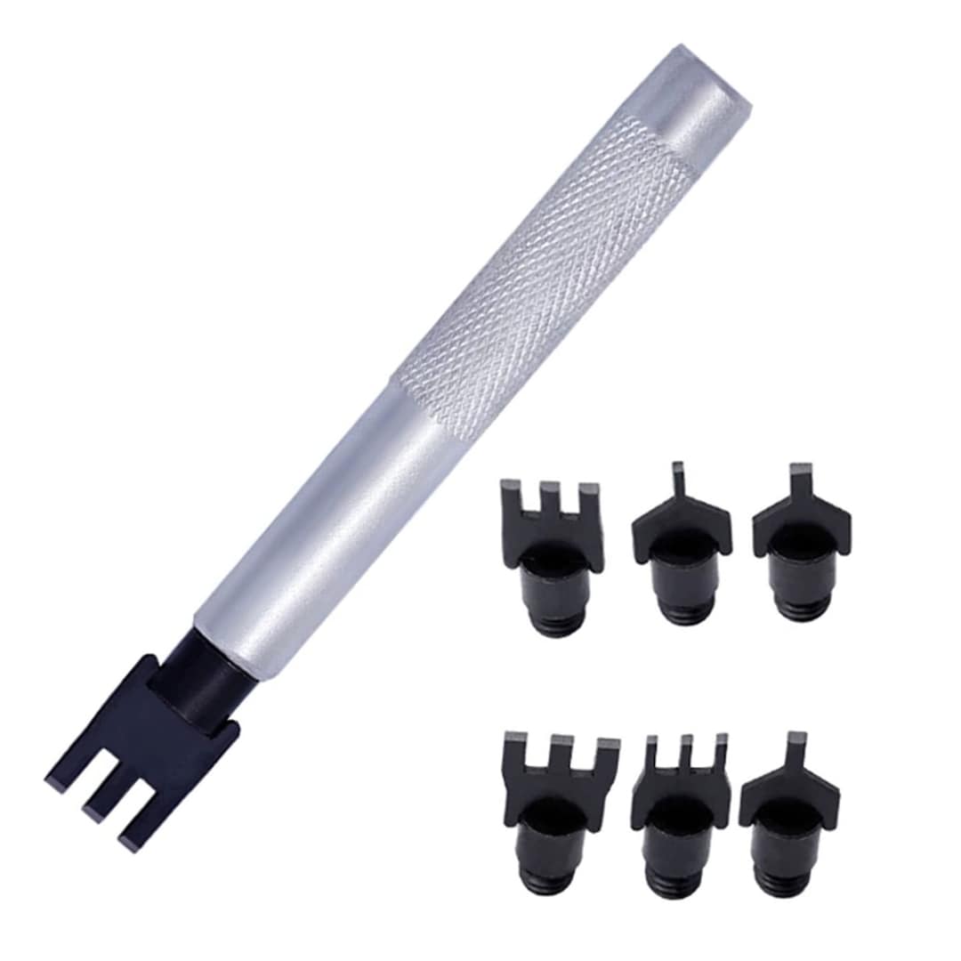 Leathercraft Thonging Chisel 6 Set 1.5mm 2.3mm 3.1mm Leather Lacing
