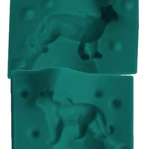 PMC Stampo per gioielli in argilla argentata 20 mm×35 mm Stampo leonessa tigre puma 12,5 g PMC, stampo in silicone per argilla di metallo prezioso