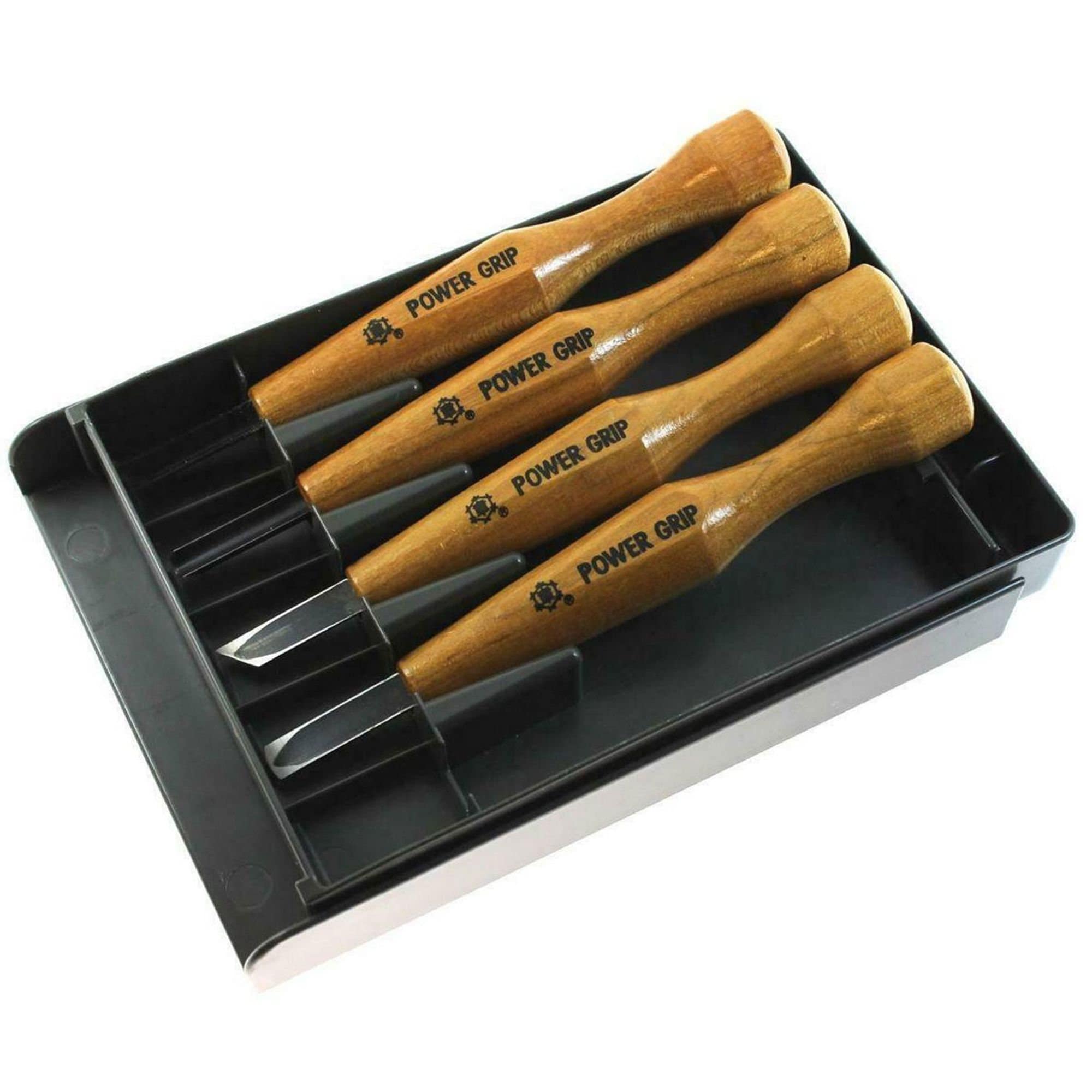 Four Piece Power Grip Carving Set