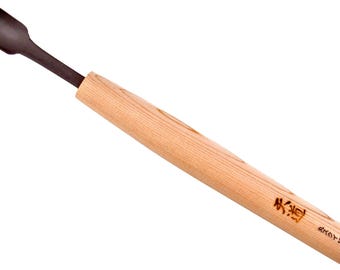 Michihamono 18mm Woodworking Tool Tendo Wood Carving Spoon Gouge, with High Speed Steel Blade, to Carve Concave Areas in Wood
