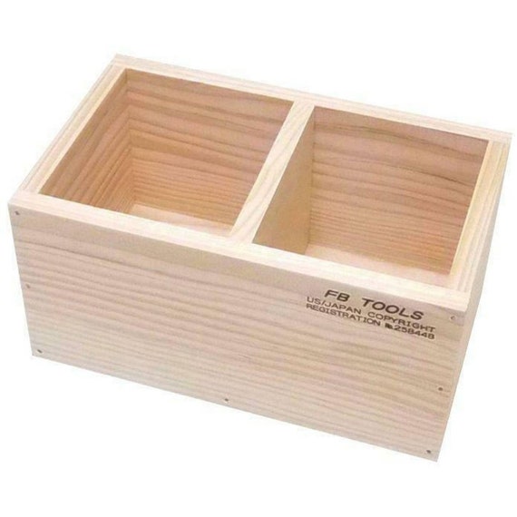 Kyoshin Elle 長方形木製収納ボックスオーガナイザー 20x12x10cm 調節