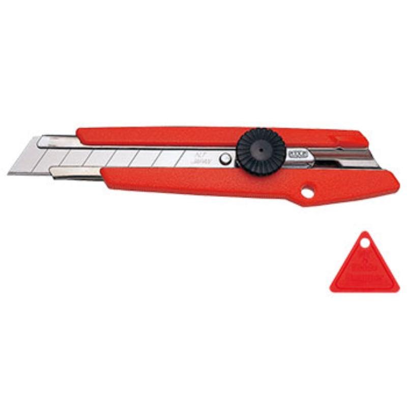 NT Cutter L-500P Utility Knife Snap off Blade 18mm Screw Lock Red