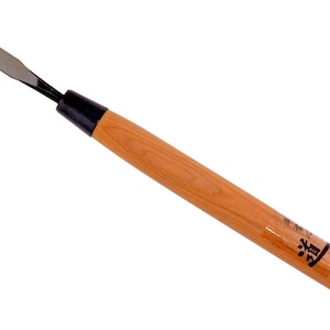 ミチハモノ 浅型U字ガウジ 9mm 長さ木彫りツール ツキノミ 木工用 溝彫り 平らにする