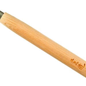 Michihamono Japanese Wood Carving Tool 12mm Straight Woodcarving U Gouge, with Wooden Handle, to Carve Channels in Woodworking