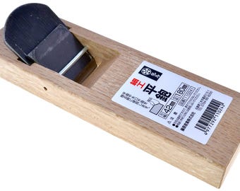 Umebachi Ryuma 42mm Japanese Kanna Wood Plane SK-5 Steel on Iron Blade Oak Body Smoothing Wood Surfaces Carpenter Planer for Professionals