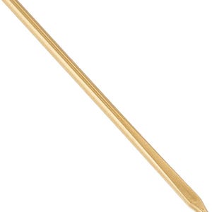May include: A gold-colored metal tool with a pointed tip and a cylindrical body. The tool has a smooth, polished finish and appears to be made of brass or a similar alloy. The tool is designed for precision work.