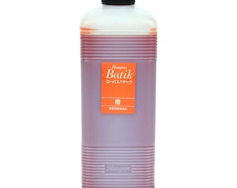Seiwa Leathercraft 500ml Orange Roapas Batik Liquid Water Based Leather Dye, for Untreated Vegetable Tanned Leather