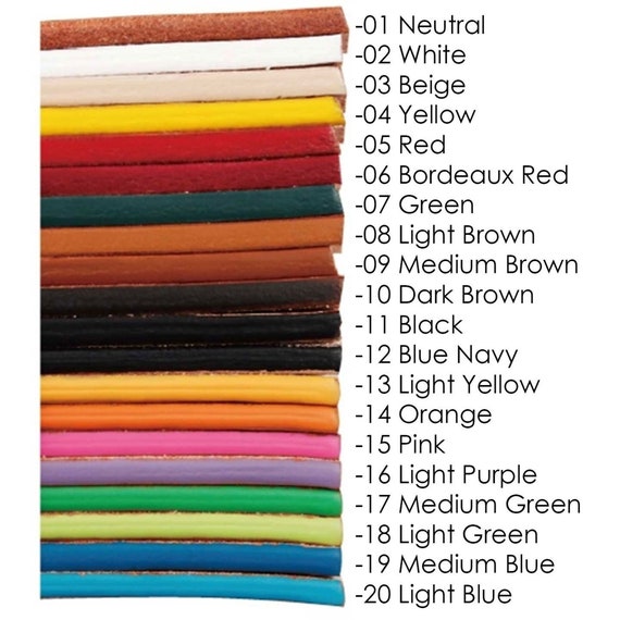 Clear leather edge paint clearance