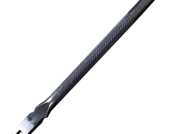 Oka Diamond Hole Punch 3.5mm 2 Prongs Leathercraft Stitch Punch Pricking Iron Leather Stitching Chisel Leatherworking Hand Sewing Tool