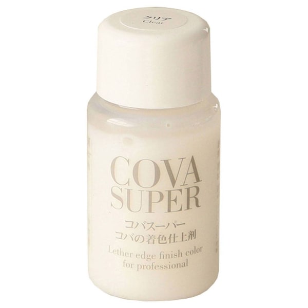 Seiwa Cova Super Coat Klarlack 30g Professionelle Lederkanten-Emaille Lederkanten-Finish Farbe Dye, zur Beschichtung von Kanten in der Lederverarbeitung