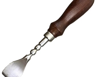 Oka Multi Edge Slicker Leathercraft Creaser Leather Burnishing Creasing Tool Multi Purpose Edge & Surface Burnisher, for Leatherworking