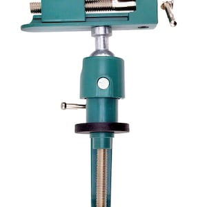 Michihamono Woodworking Vice Tool 360 Degree Swivel Woodcarving Adjustable Clamp-On Table Vise, for Wood Cutting & Gluing