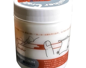 Oka Burnishing Cream 450ml Large Toko Tuya Clear Leathercraft Polishing Cream Odourless Leather Edge, Grain, & Flesh Side Burnish Gum