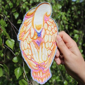 Sleeping Swan Embroidered Art Patch
