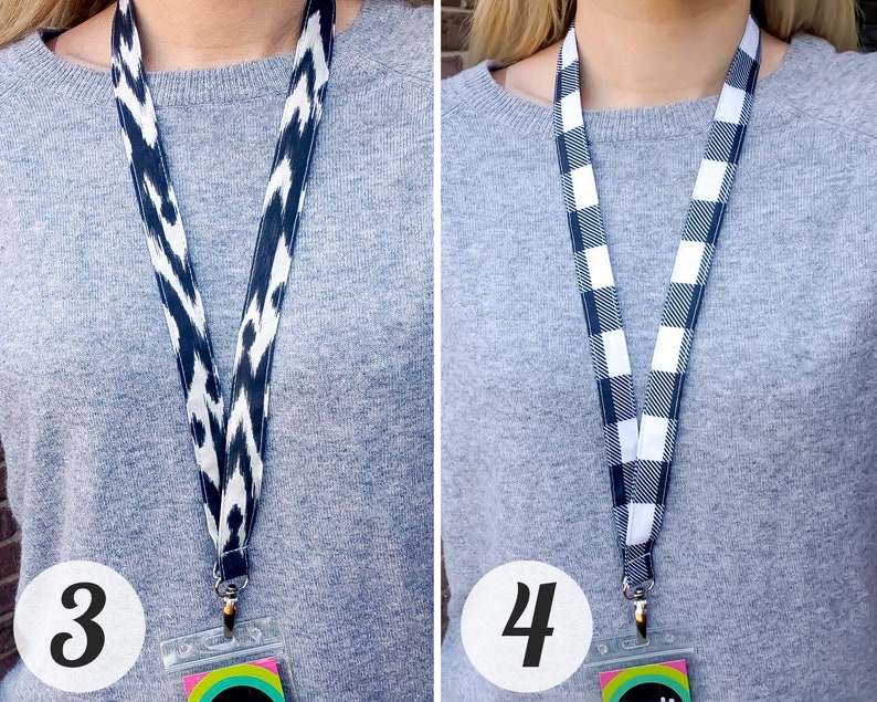 Teacher Lanyard With ID Holder Cute Lanyard for Badge Holder Etsy