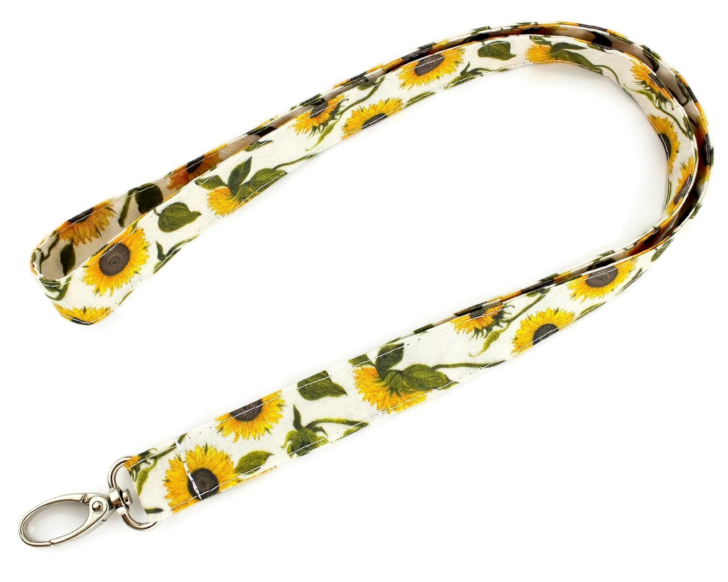 Sunflower Lanyard ID Holder Sunflower Gifts Cute Lanyard Etsy