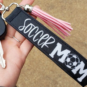 Soccer Mom Keychain | Soccer Mom Gift | Soccer Coach Gift | Soccer Keychain | Sports Keychain | Soccer Gift | Soccer Accessories | Ball