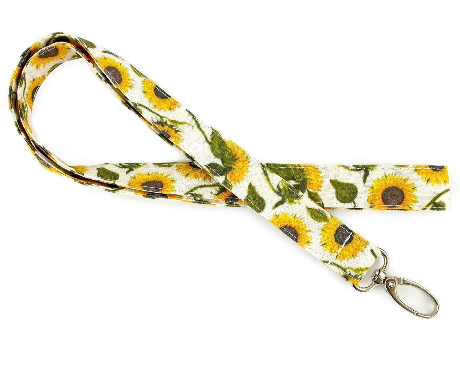 Sunflower Lanyard ID Holder Sunflower Gifts Cute Lanyard Etsy