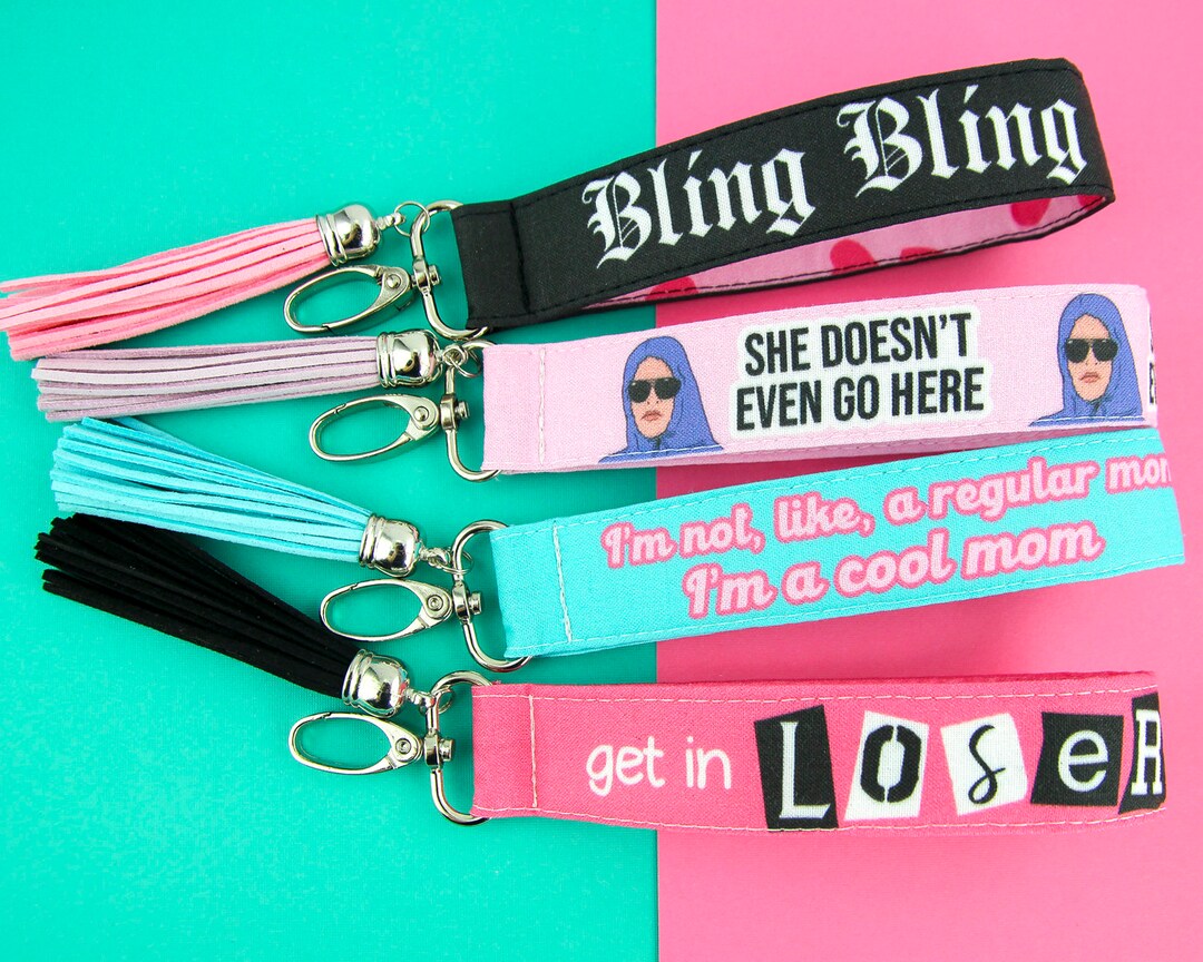 Loser Keychain Wristlet Mean Girls Gifts Mean Girls Birthday Present Mean Girls Lanyard for Keys