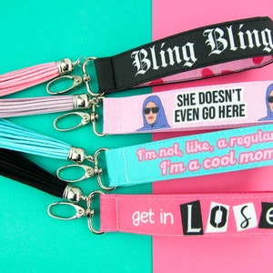Loser Keychain Wristlet | Mean Girls Gifts | Mean Girls Birthday Present | Mean Girls Lanyard for Keys | Key Fob Wristlet | Friend Gift