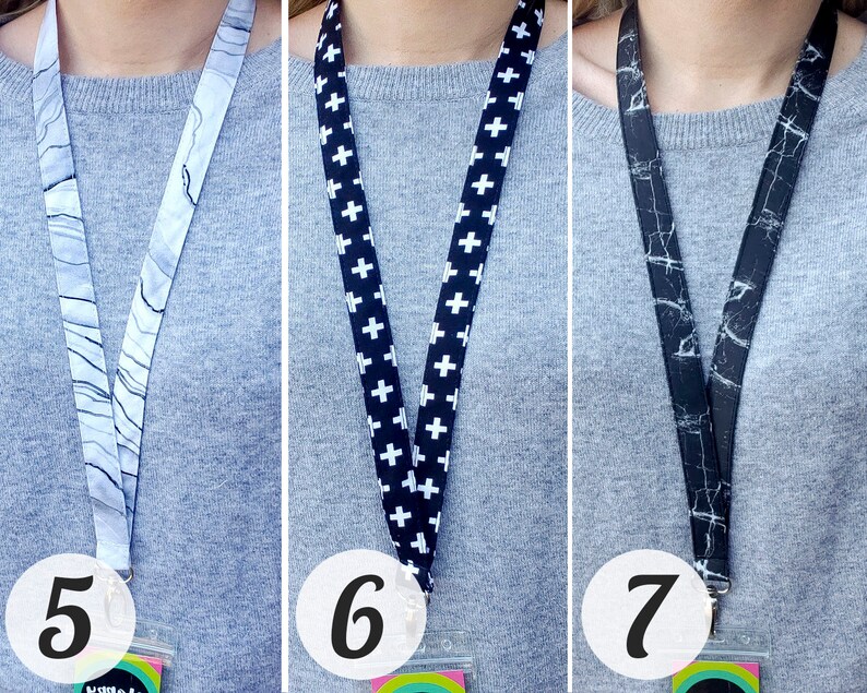 Teacher Lanyard With ID Holder Cute Lanyard for Badge Holder Etsy