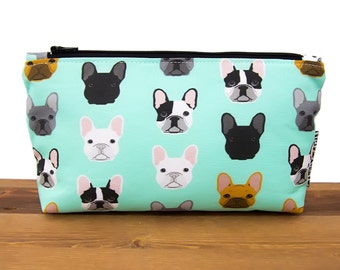 French Bulldog Makeup Bag | Frenchie Cosmetic Bag | French Bulldog Gifts | Makeup Organizer | Make Up Bag | Dog Lover Gift | Frenchie  #48