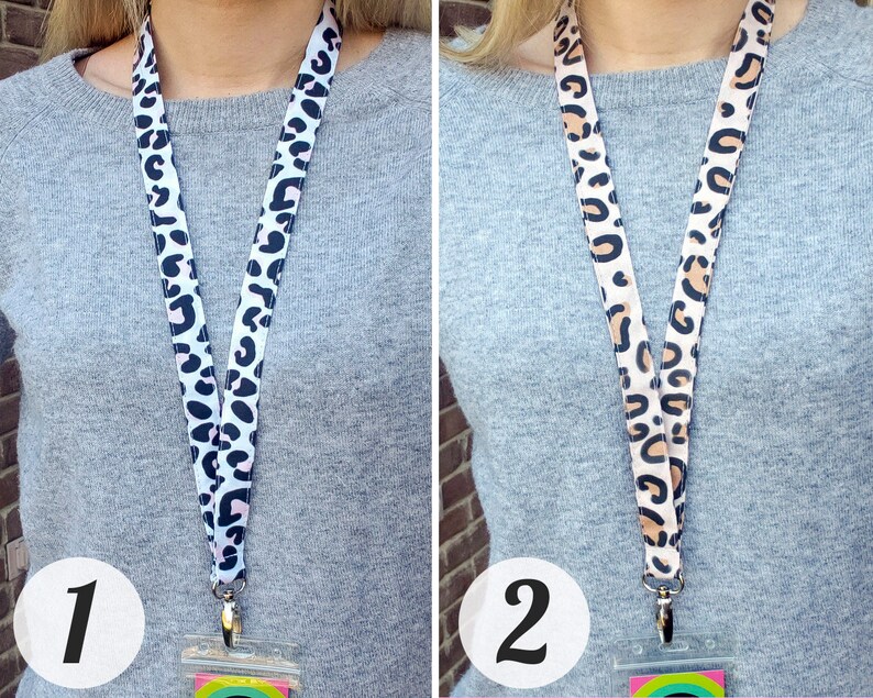 Teacher Lanyard With ID Holder Cute Lanyard for Badge Holder Etsy