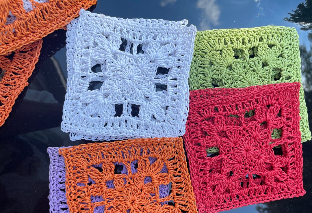 Halloween Granny Square Pattern Floral Crochet Pattern PDF Download ...