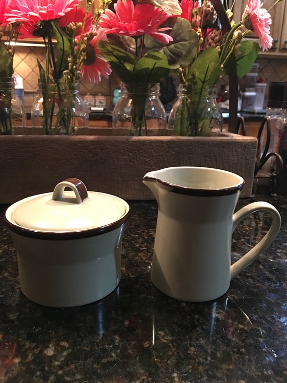 Kitchen & Dining Dining & Serving Vintage Mikasa Stoneware Sugar and