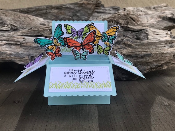 Kit DIY Carte Pop-up Papillons