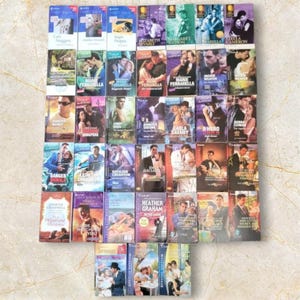 VTG 90s 2000s Harlequin Silhouette Romance Novels Books Lot of 38 Bundle Suspense Desire Intrigue Intimate Moments Welcome to Tyler Sexy