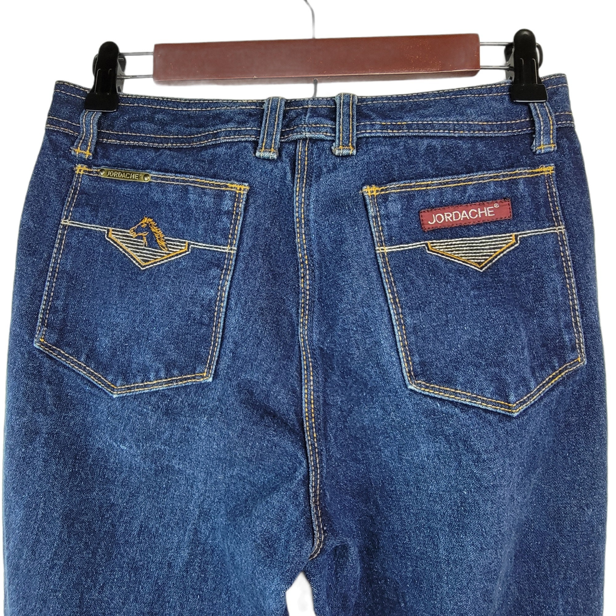 Vintage 80s Jordache Jeans Womens 29 High Rise Straight Leg Etsy