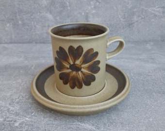 Arabia Finland Tunturi Coffee Cup Set by Olga Osol