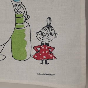 Moomin Tea Towel. Moomin, Mymble and Little My by Finlayson