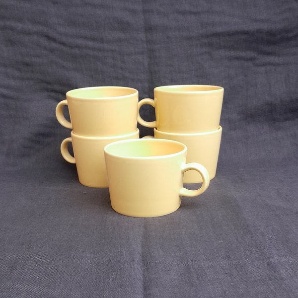 ARABIA IITTALA TEEMA yellow coffee cup.