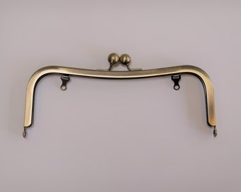 Purse Frame / Antique Brass / 200mm / 8"