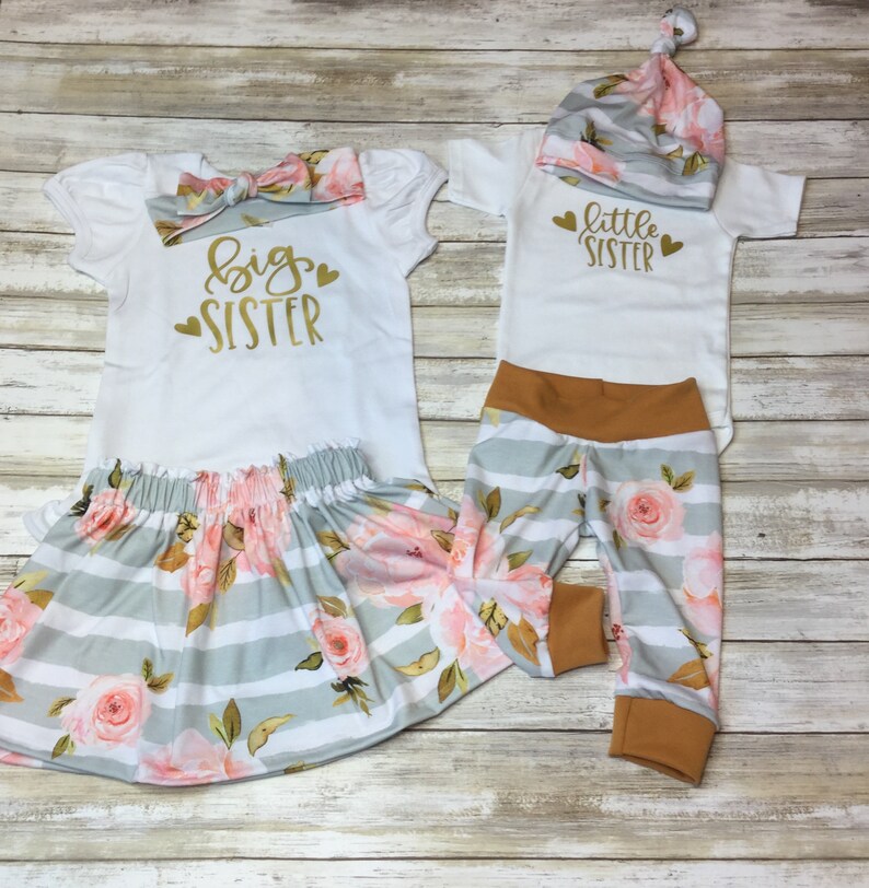 etsy big sister little sister outfits